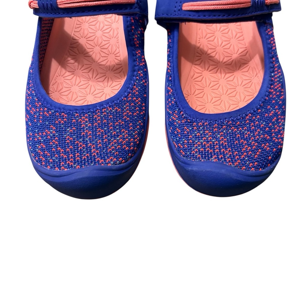 KEEN Baby Moxie Mary Jane Water Shoes in Royal Blue/Fusion Coral Size 2 - Picture 5 of 10